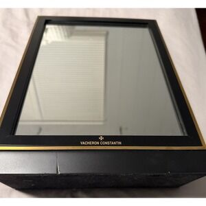 Vacheron Constantin Genève depuis 1755 Watch Retail Display Mirror Black Gold